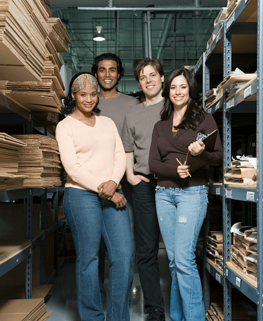 Warehouse workers